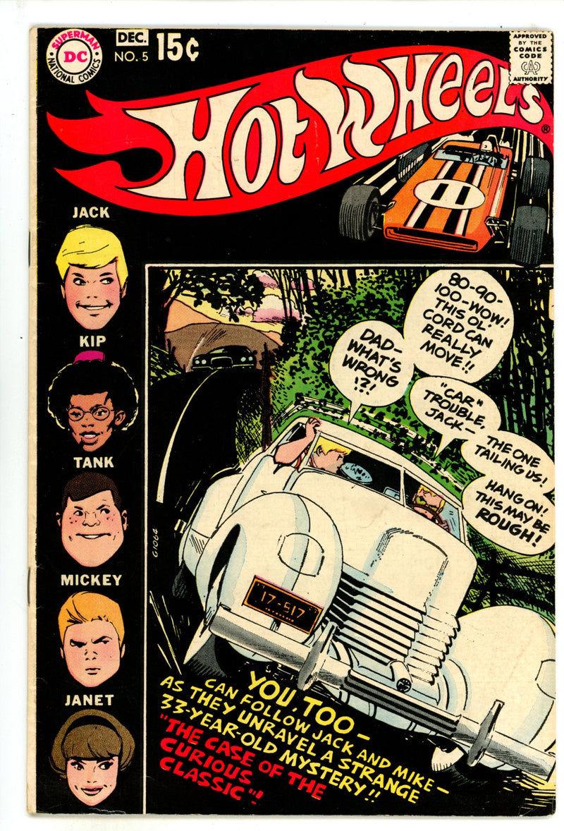 Hot Wheels 5 VG/FN (5.0) (1970) 