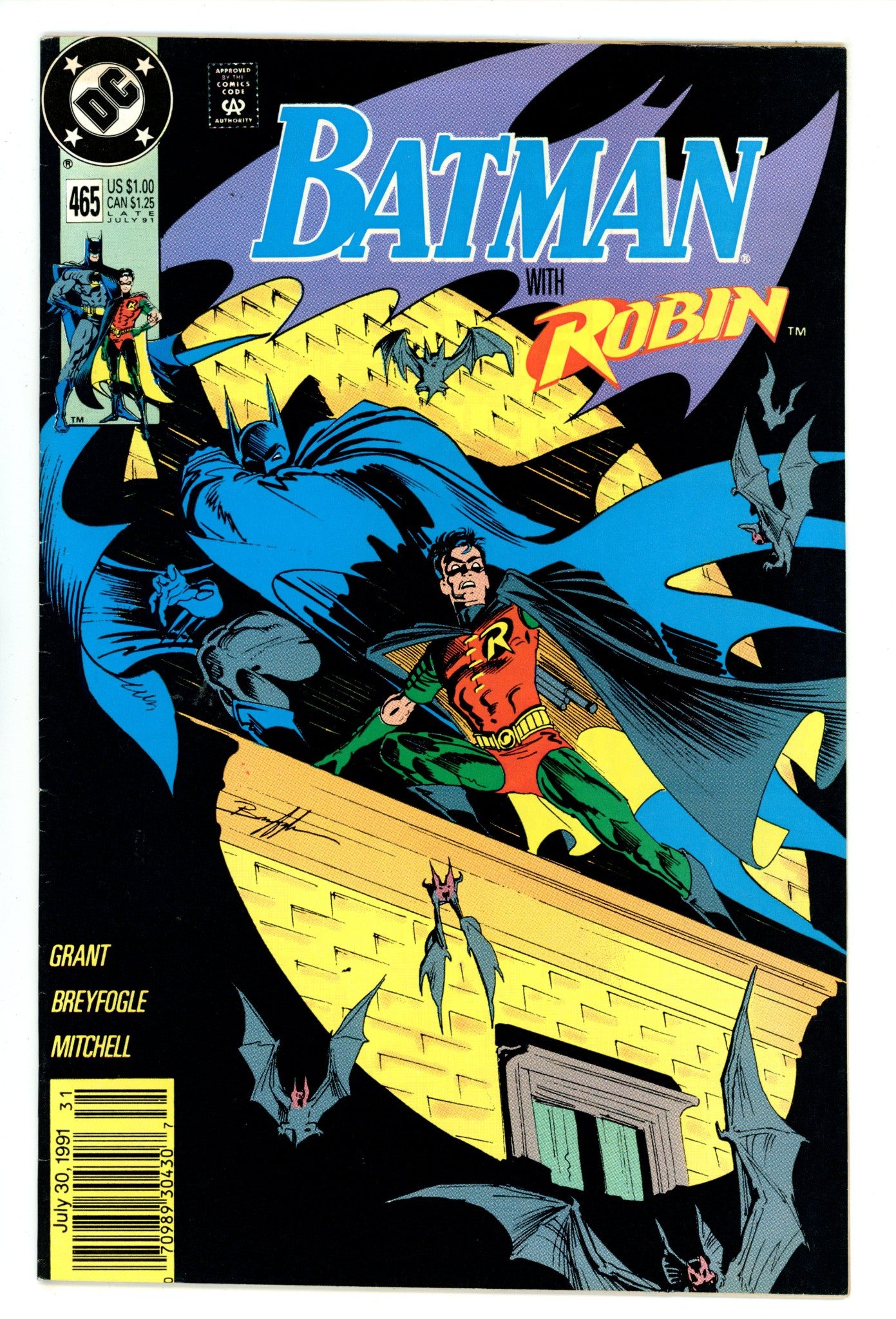 Batman Vol 1 465 Mid Grade (1991) Newsstand 