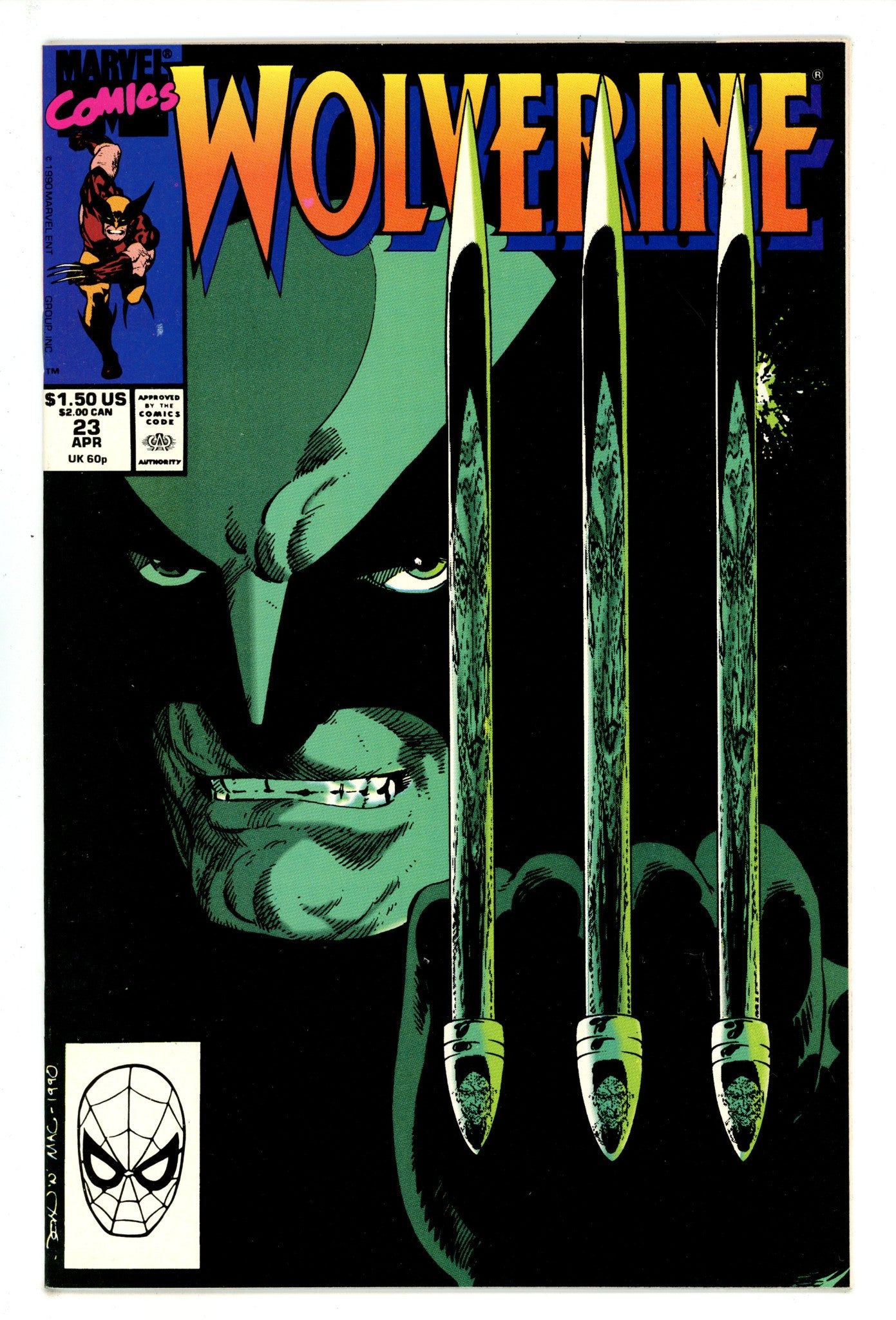 Wolverine Vol 2 23 NM (9.4) (1990) 