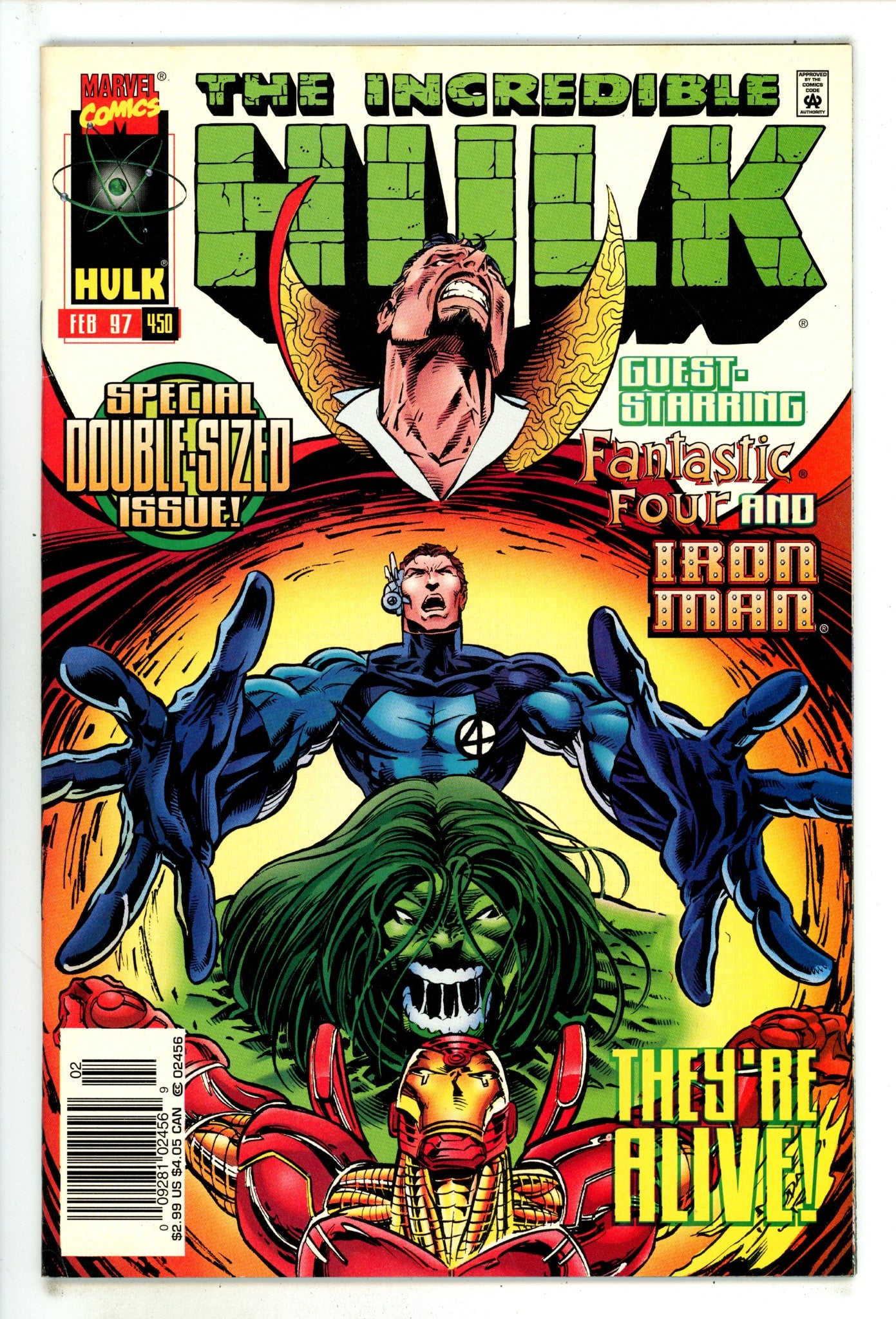 The Incredible Hulk Vol 1 450 Mid Grade (1997) Newsstand 