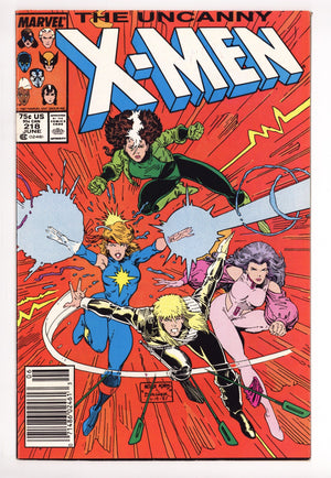 The Uncanny X-Men Vol 1 218  Mid Grade   (1987)   Newsstand