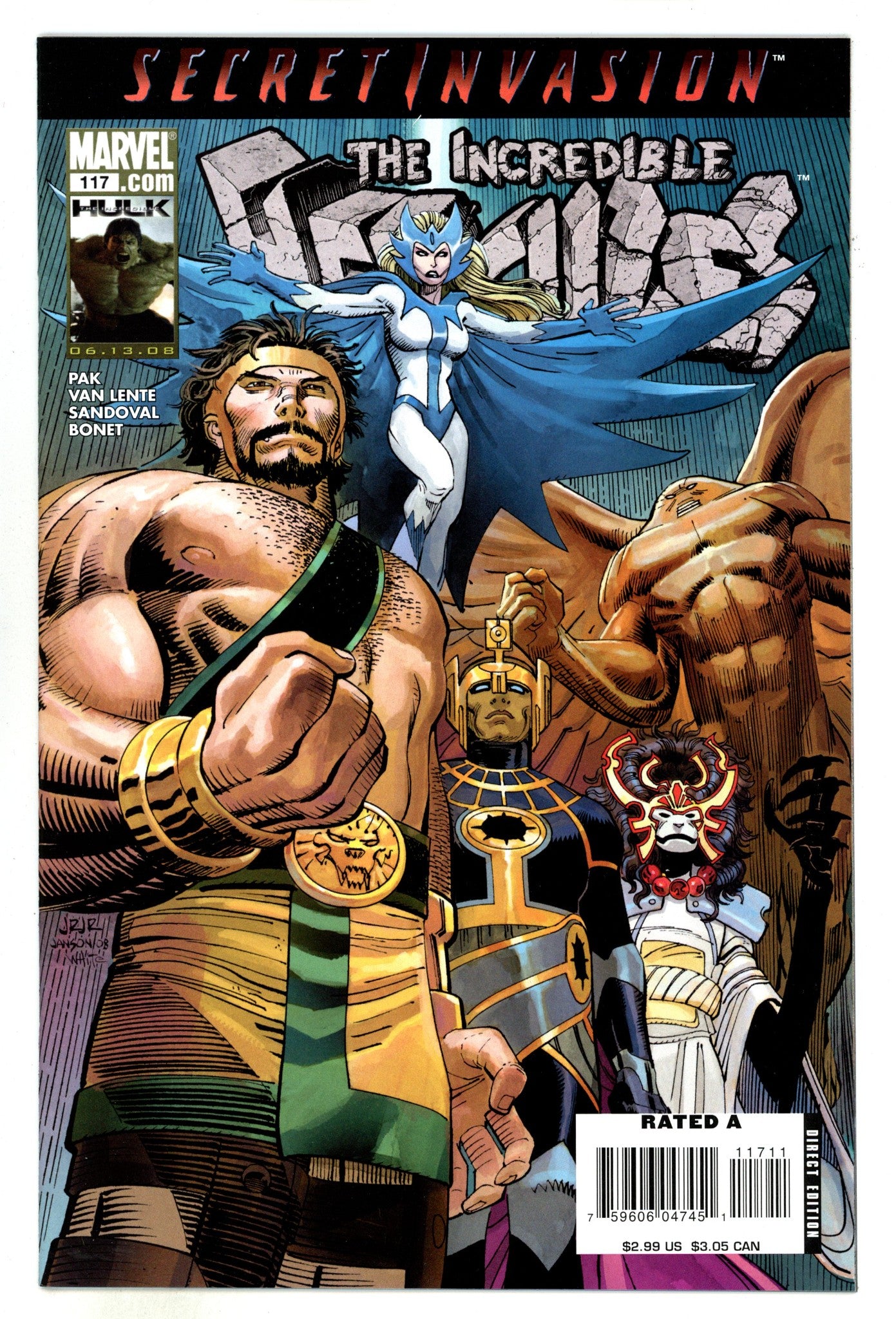 Incredible Hercules 117 High Grade (2008) 