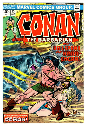 Conan the Barbarian Vol 1 35 FN/VF (7.0) (1974) 