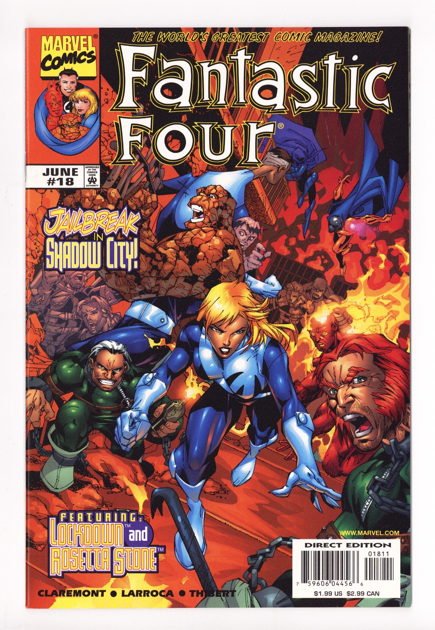 Fantastic Four Vol 3 19 High Grade (1999) 