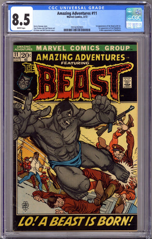 Amazing Adventures Vol 2 11 CGC 8.5 (VF+)   (1972)
