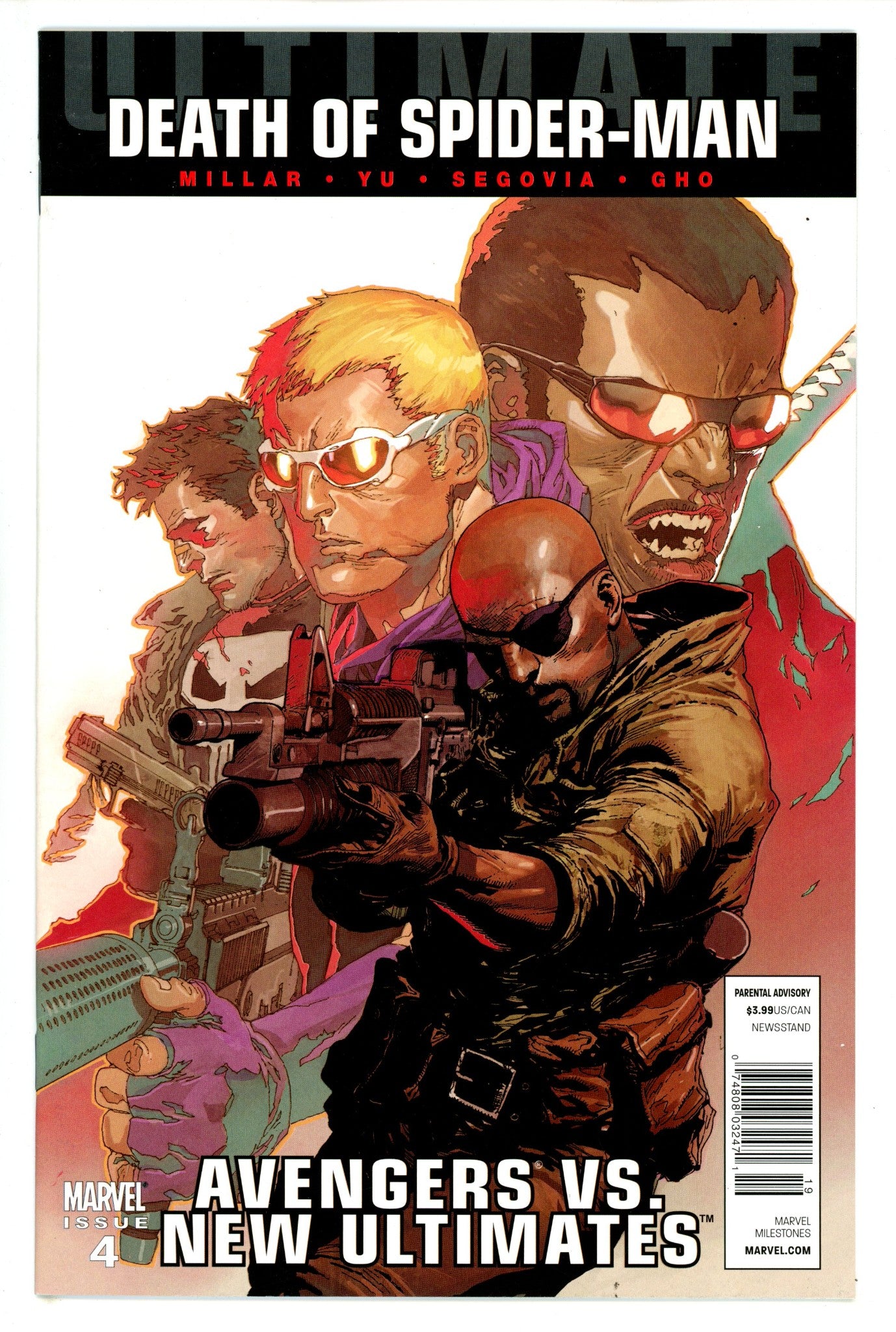 Ultimate Avengers vs. New Ultimates 4 VF+ (8.5) (2011) Newsstand 