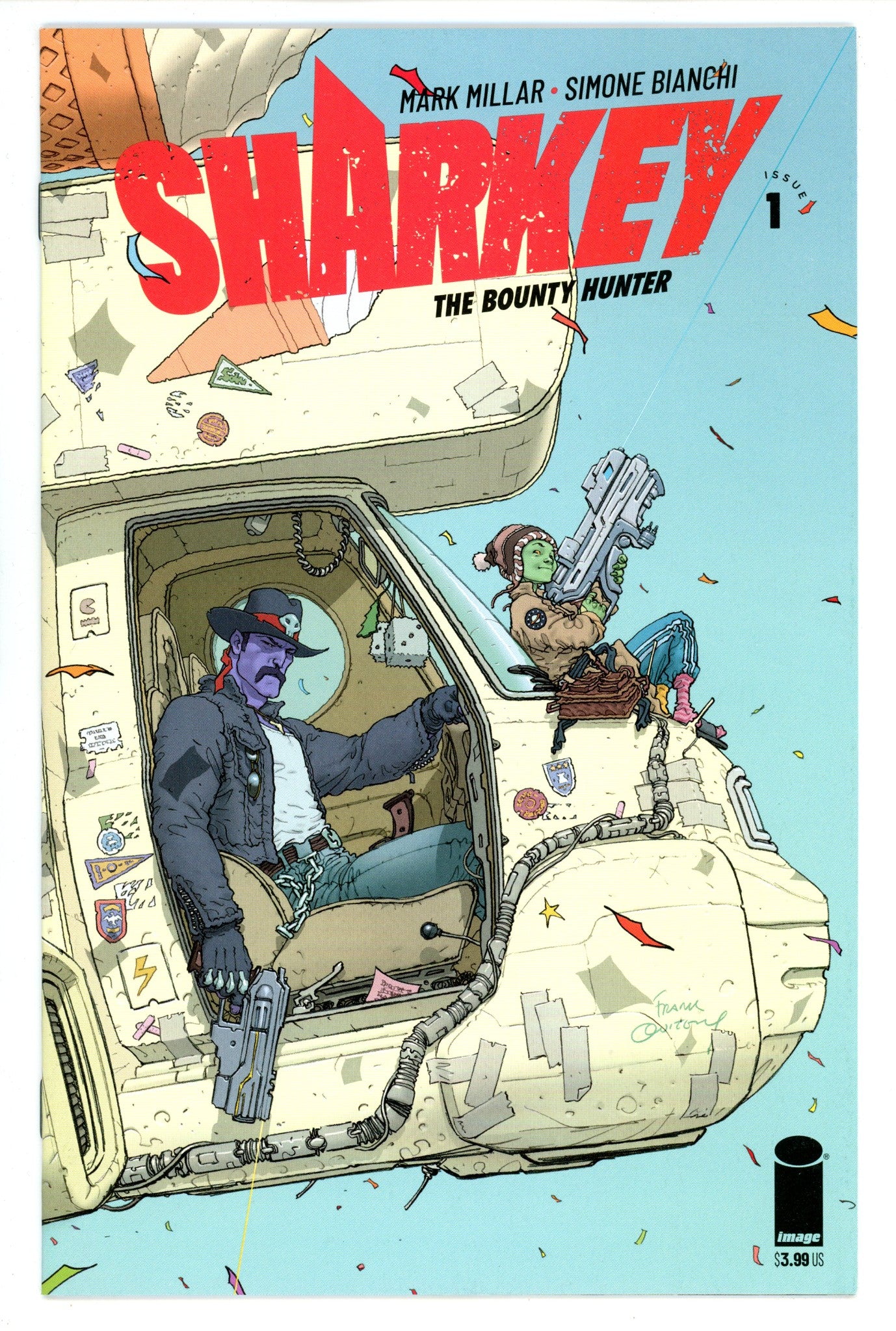 Sharkey the Bounty Hunter 1 High Grade (2019) Quitely Variant 