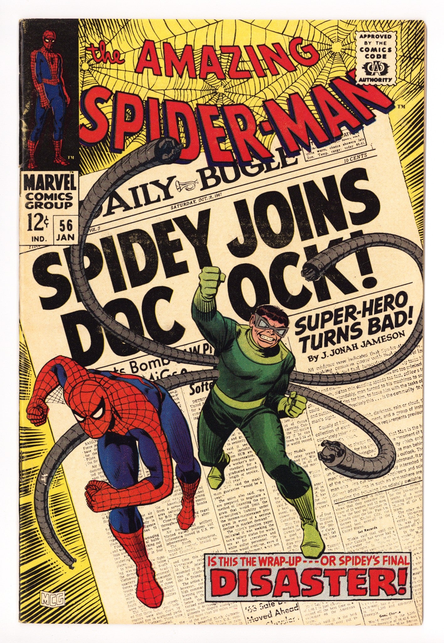 The Amazing Spider-Man Vol 1 56 VG+ (4.5) (1968) 