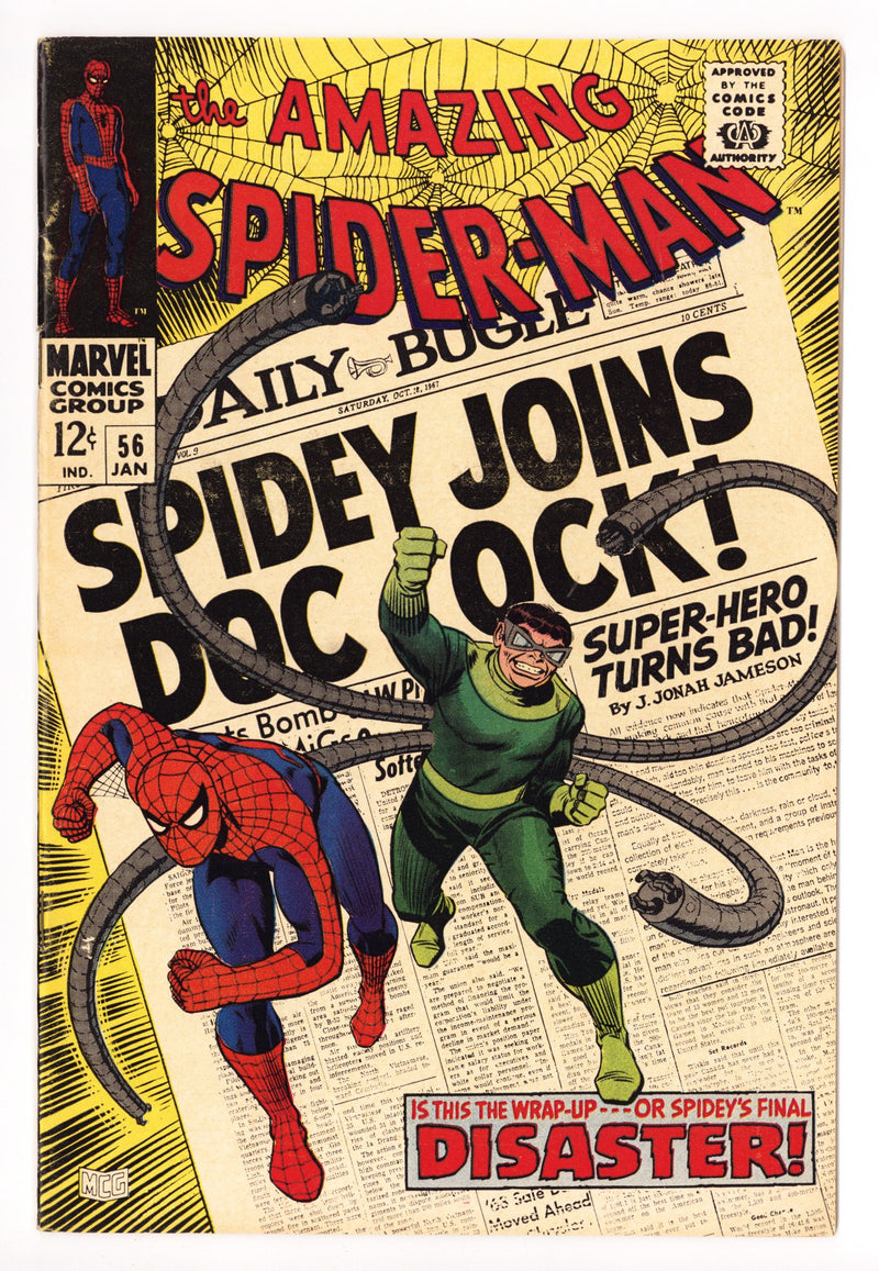 The Amazing Spider-Man Vol 1 56 VG+ (4.5) (1968) 