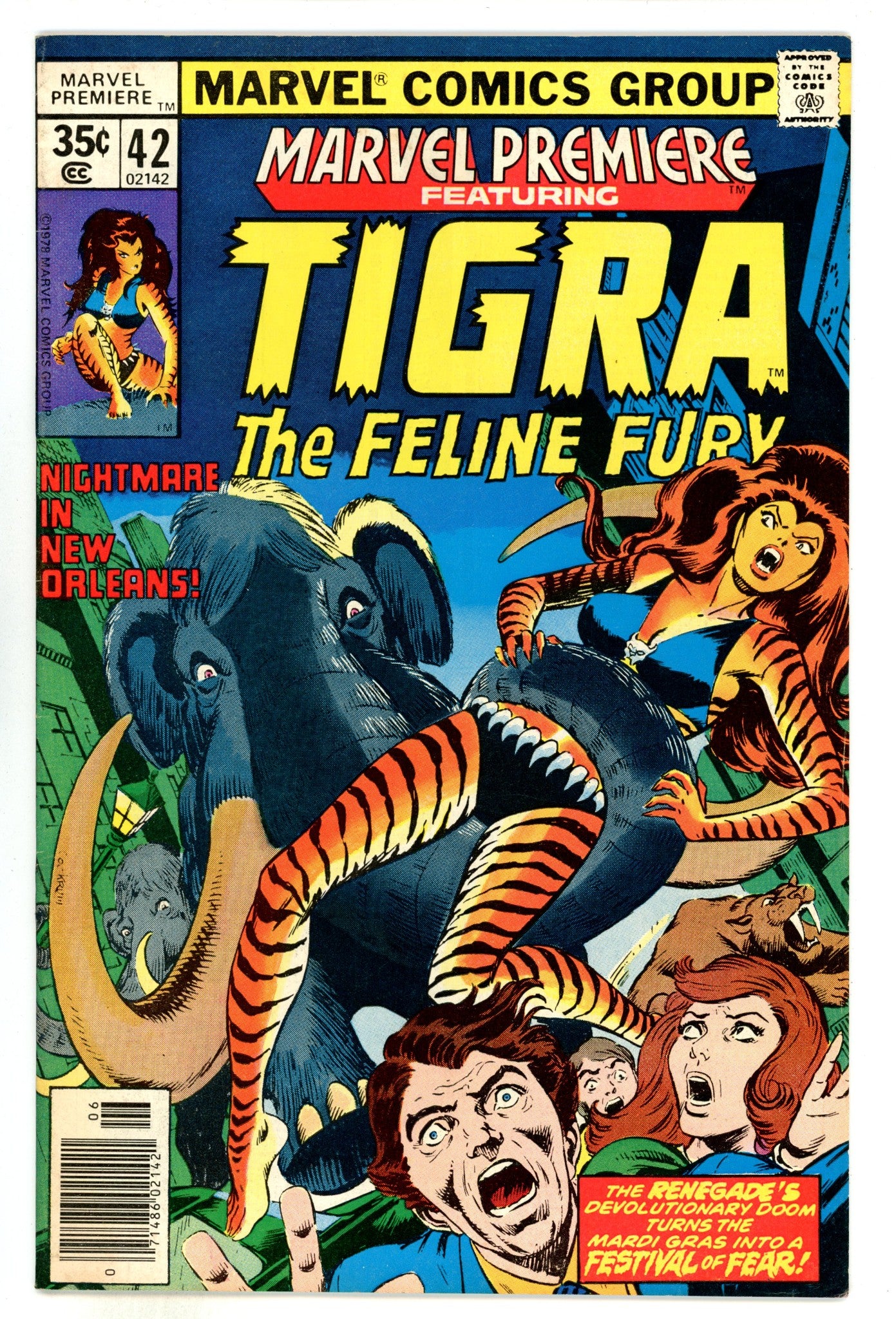 Marvel Premiere 42 FN+ (6.5) (1978) 