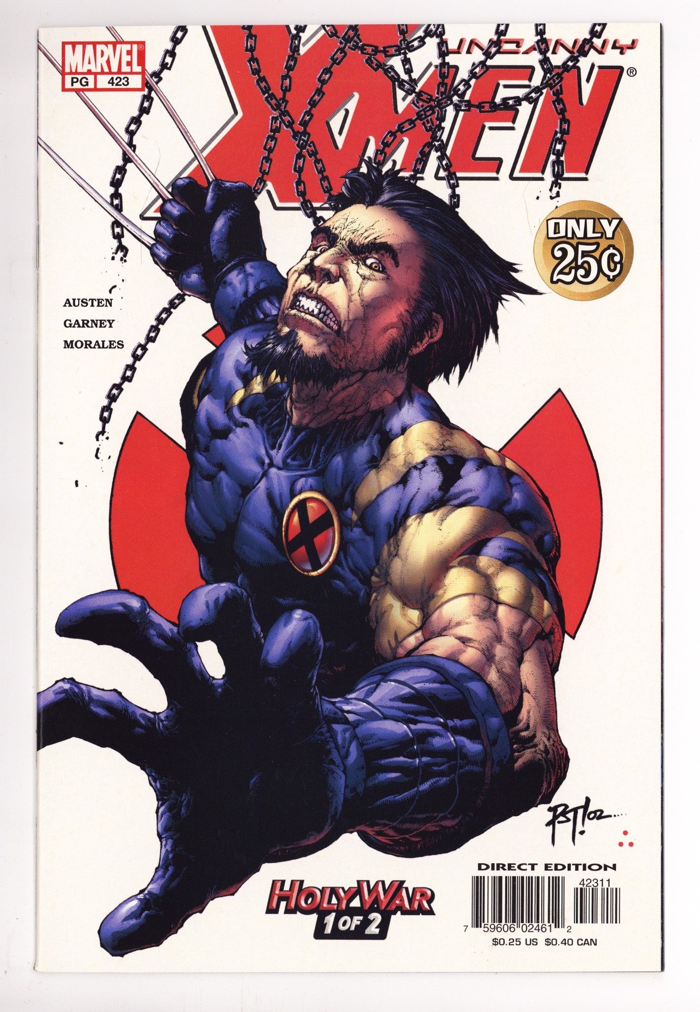 The Uncanny X-Men Vol 1 423 High Grade (2003) 