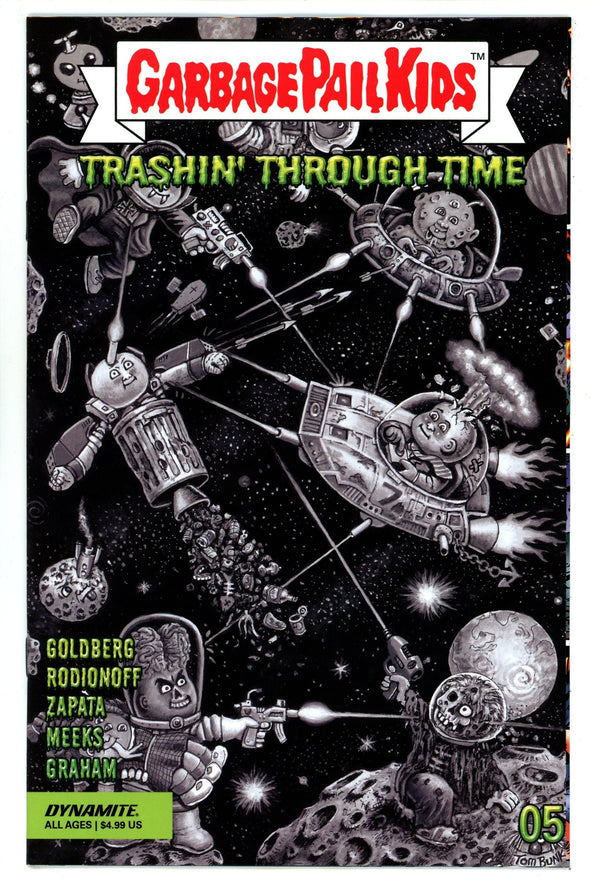 Garbage Pail Kids Through Time 5 Bunk B&W Incentive Variant (2024)