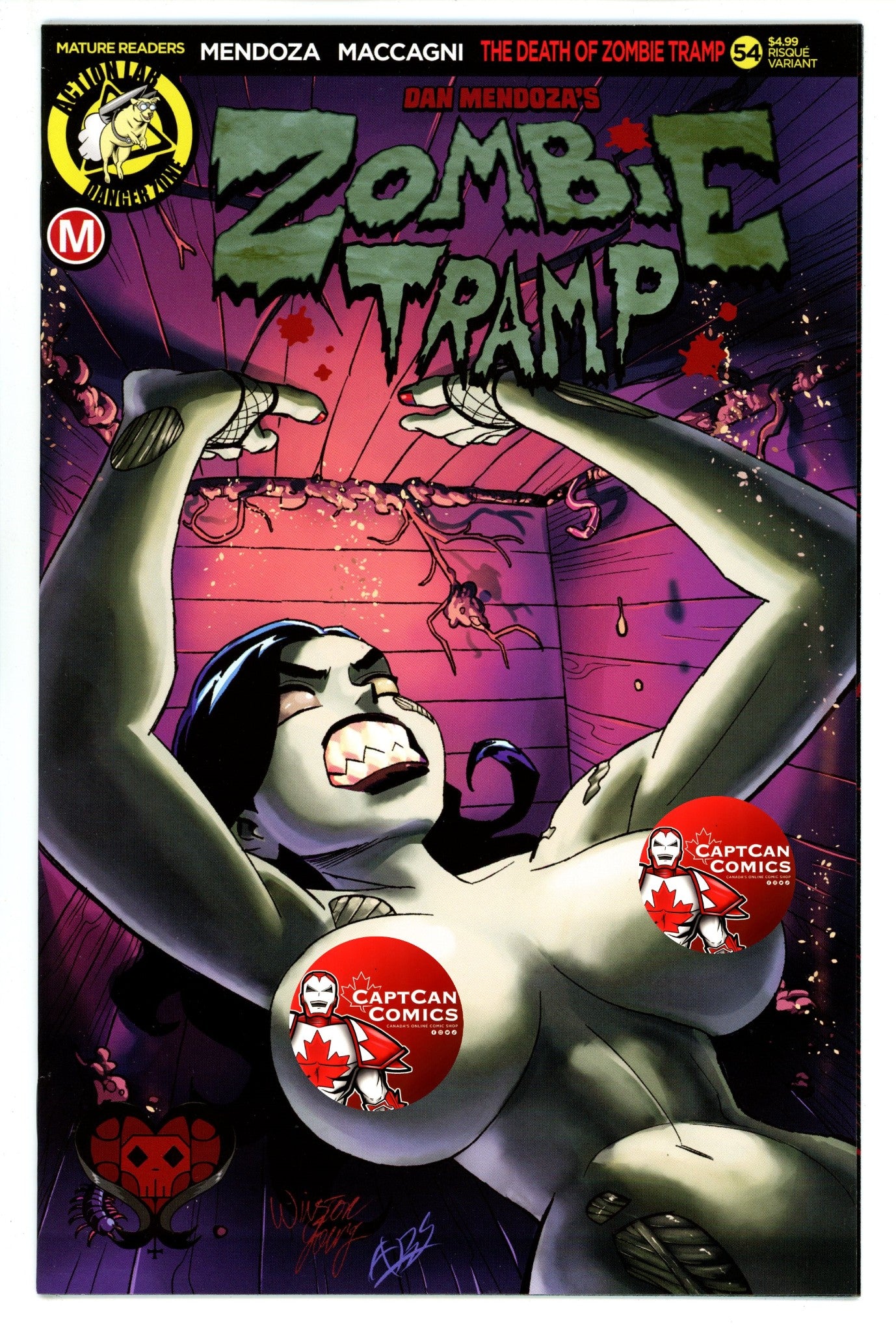 Zombie Tramp Vol 3 54 NM (9.4) (2018) Young Risque Variant 