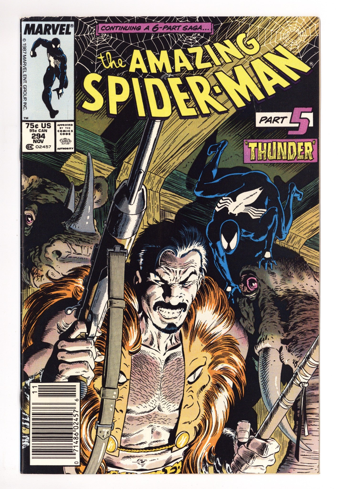 The Amazing Spider-Man Vol 1 294  VG/FN (5.0)   (1987)     Newsstand  
