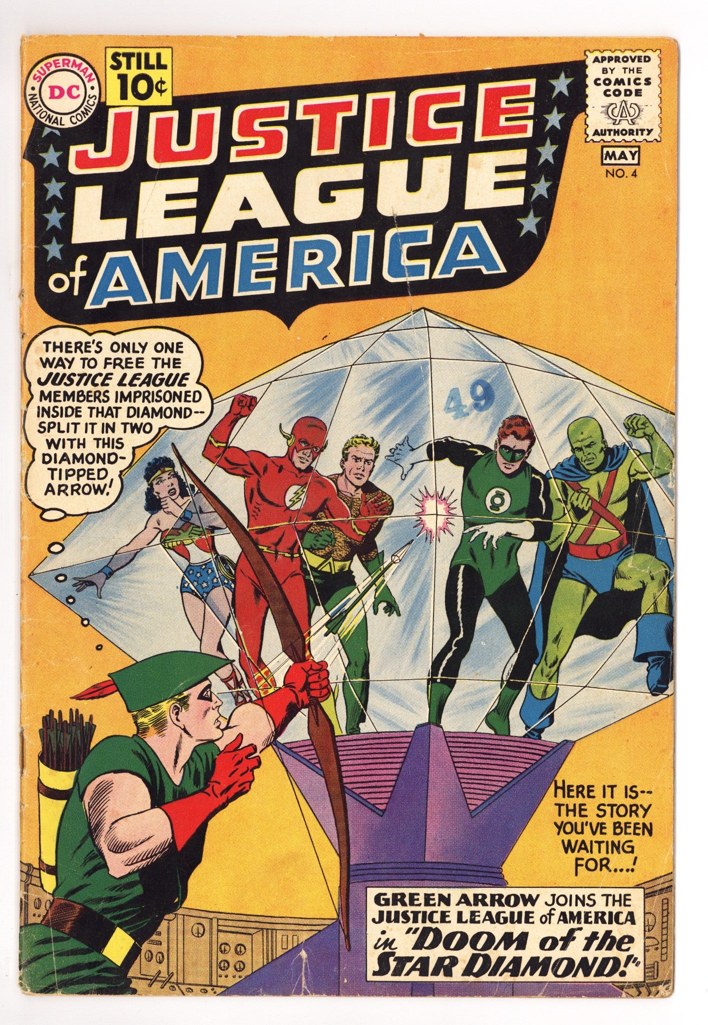 Justice League of America Vol 1 4 GD+ (2.5) (1961) 