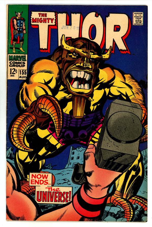 Thor Vol 1 155 FN/VF (7.0) (1968)