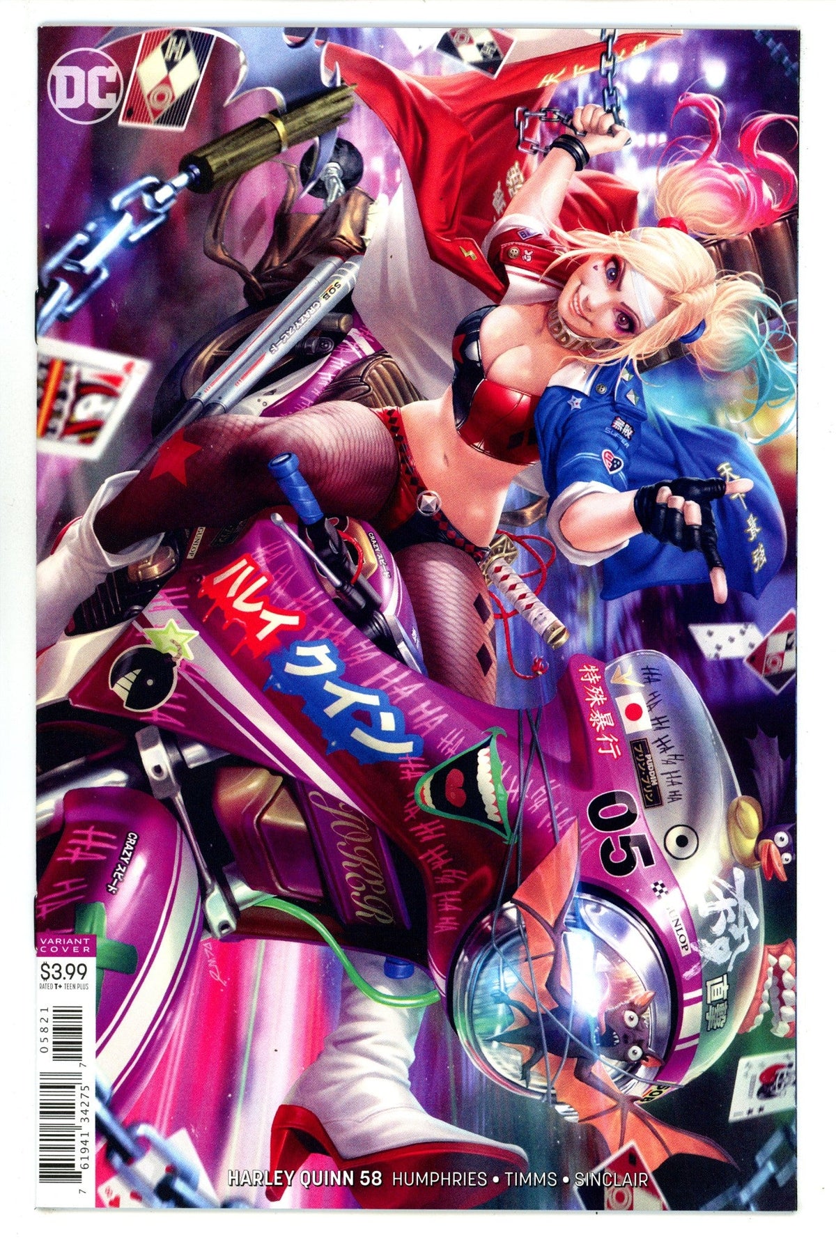 Harley Quinn Vol 3 58  High Grade   (2019) Chew   Variant