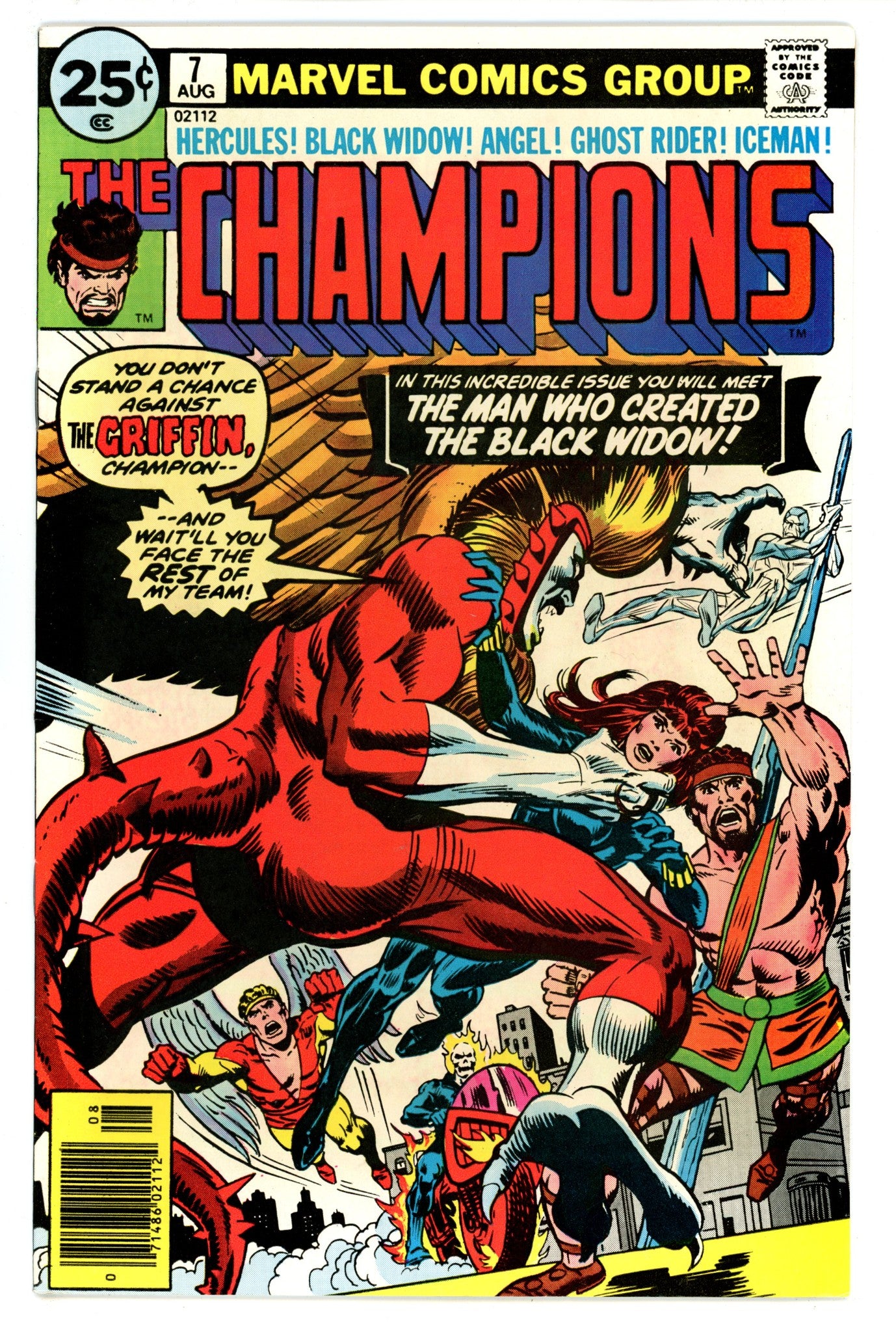 The Champions Vol 1 7 VF- (7.5) (1976) 