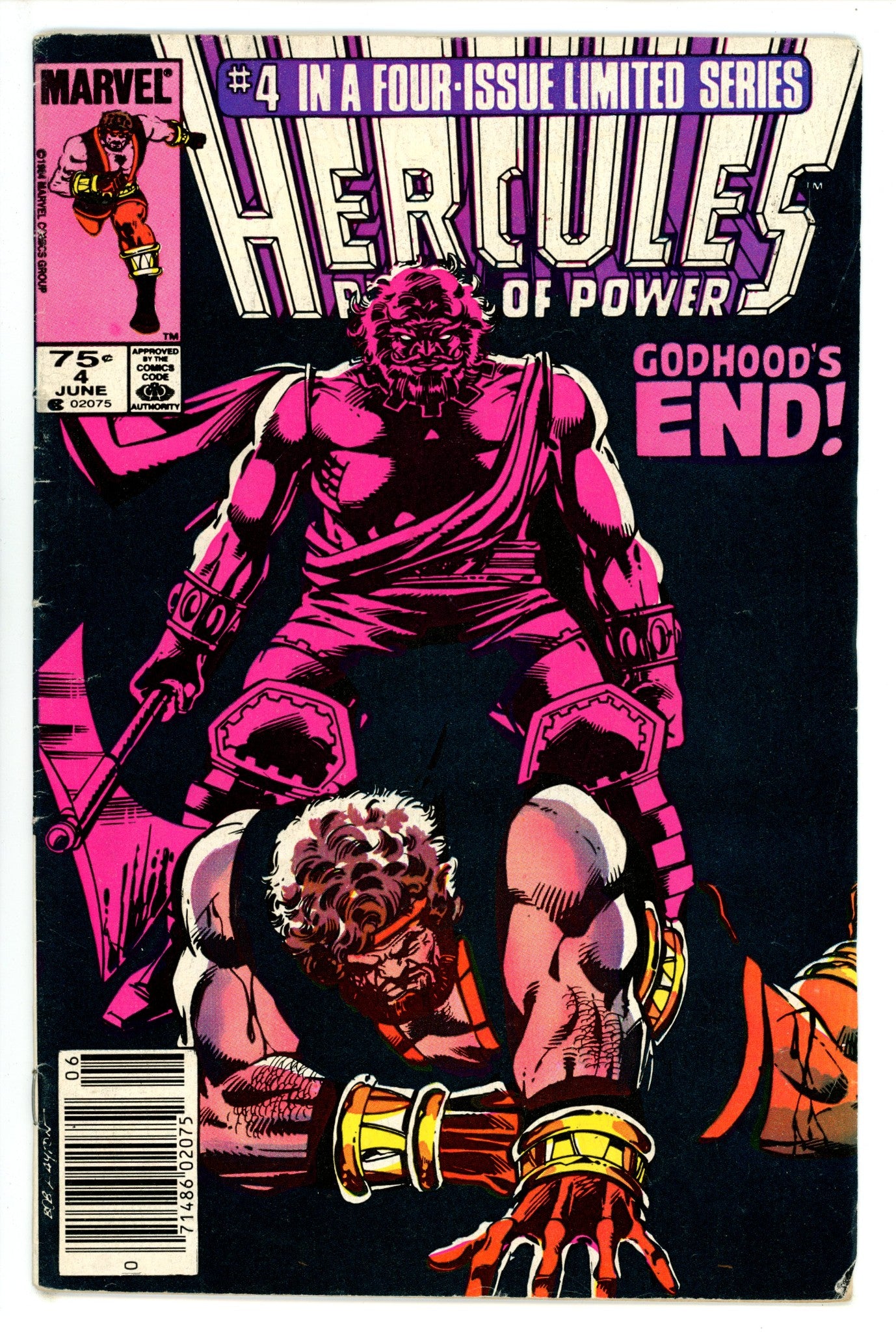 Hercules Vol 2 4 Canadian Variant VG (1984)