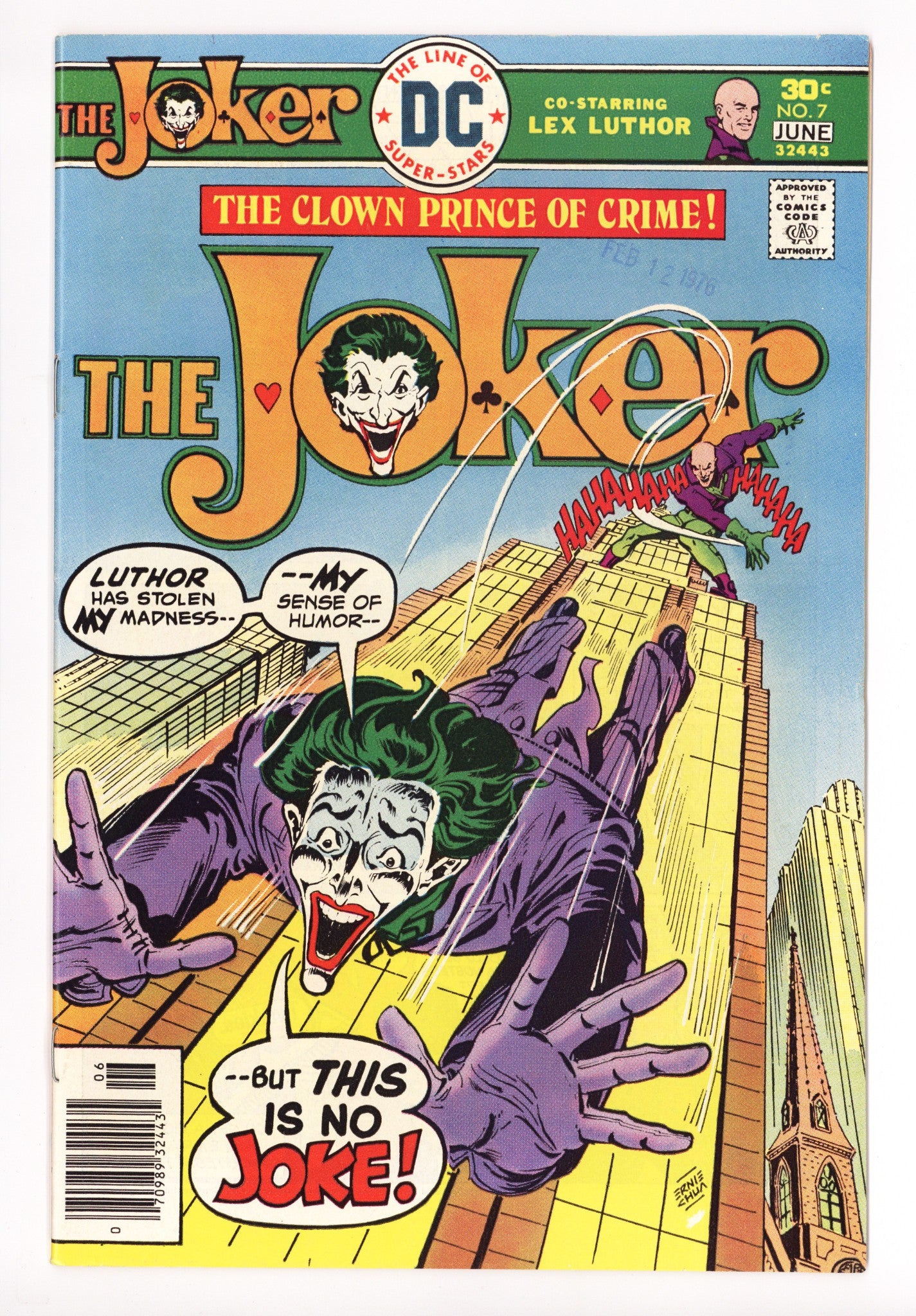 The Joker Vol 1 7 VF (8.0) (1976) 