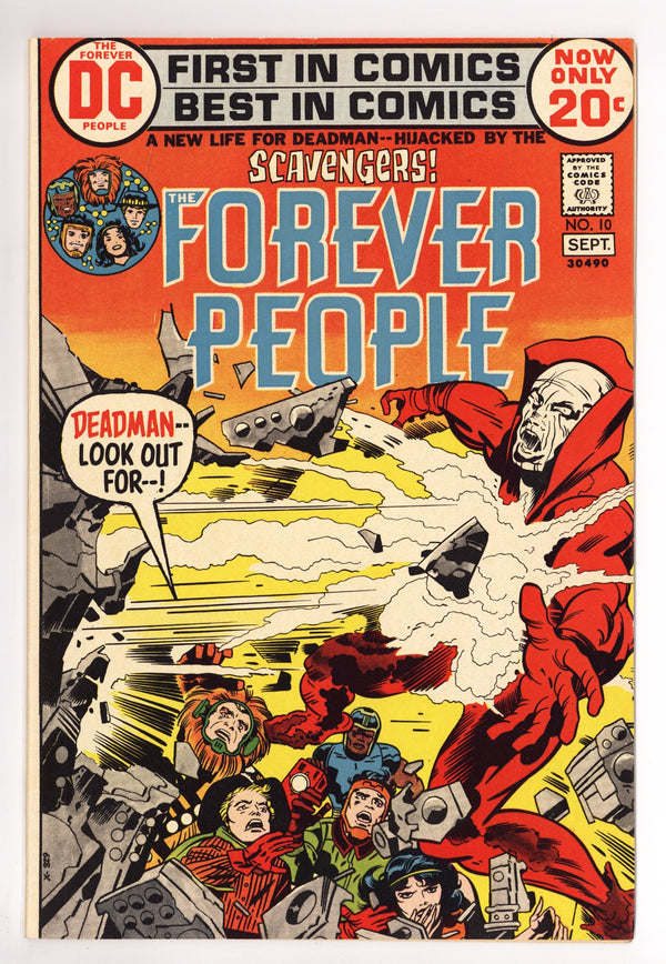 The Forever People Vol 1 10 VF+ (8.5) (1972)