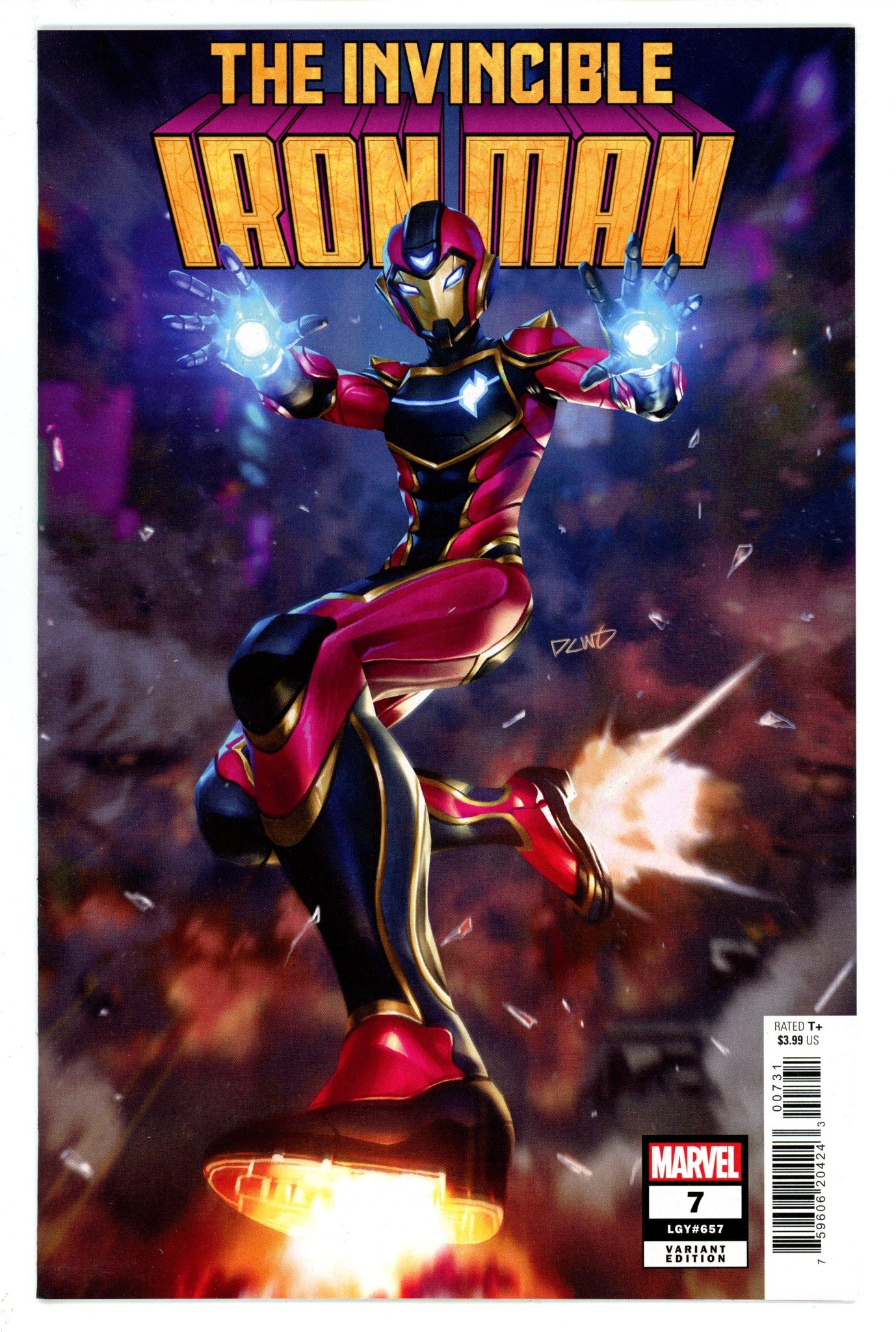 Invincible Iron Man Vol 4 7 (657) High Grade (2023) Chew Variant 