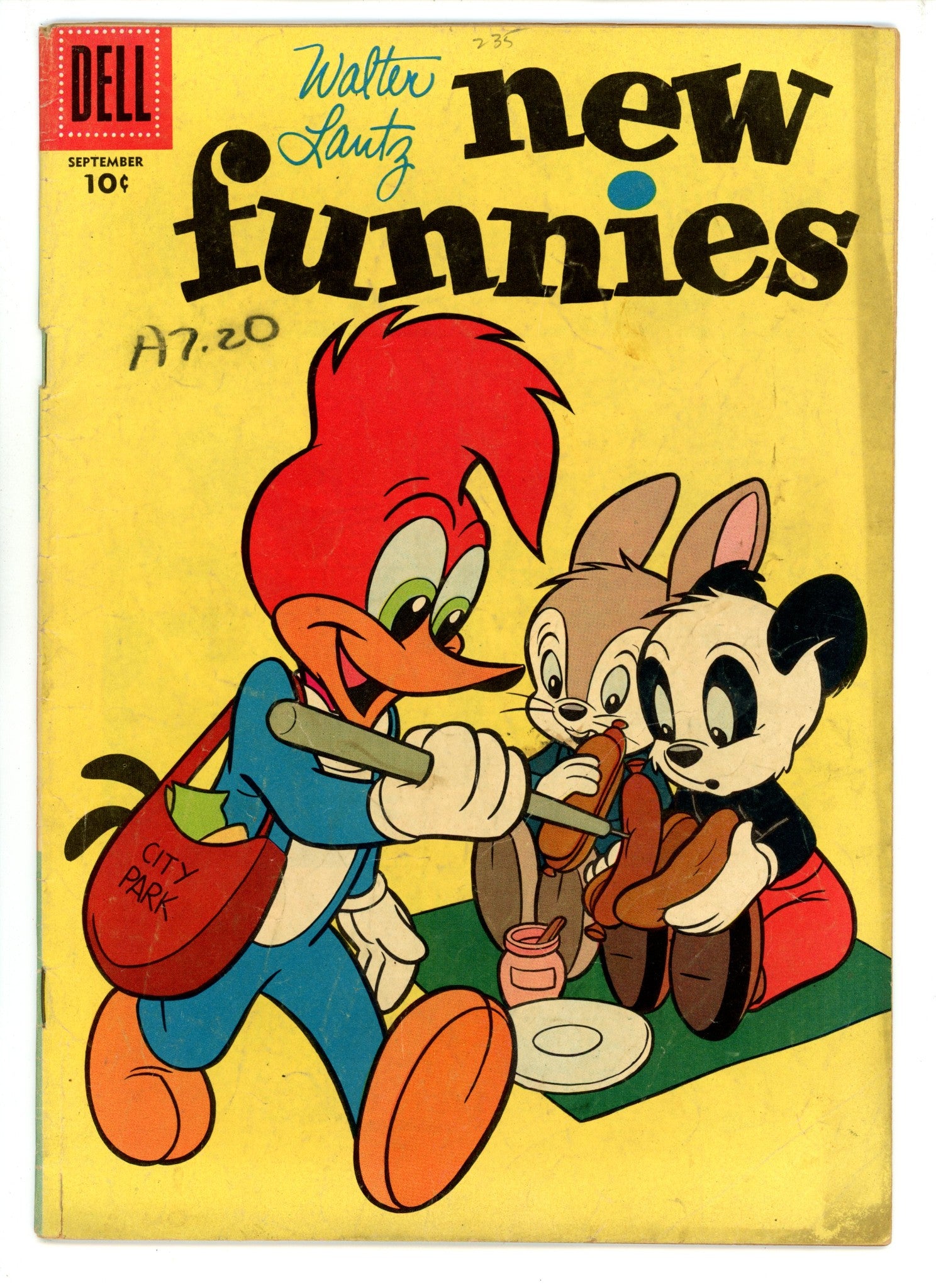 Walter Lantz New Funnies 235 VG (4.0) (1956) 