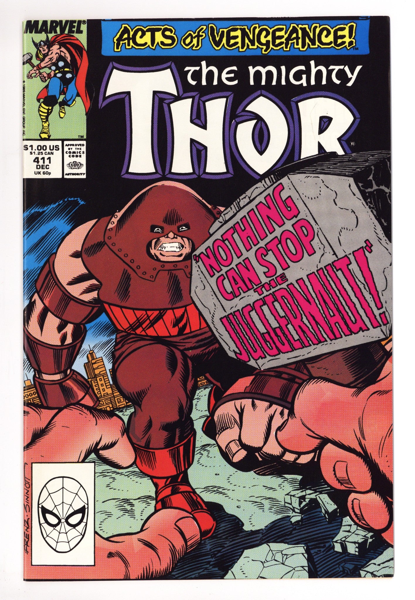 Thor Vol 1 411 VF/NM (9.0) (1989) 