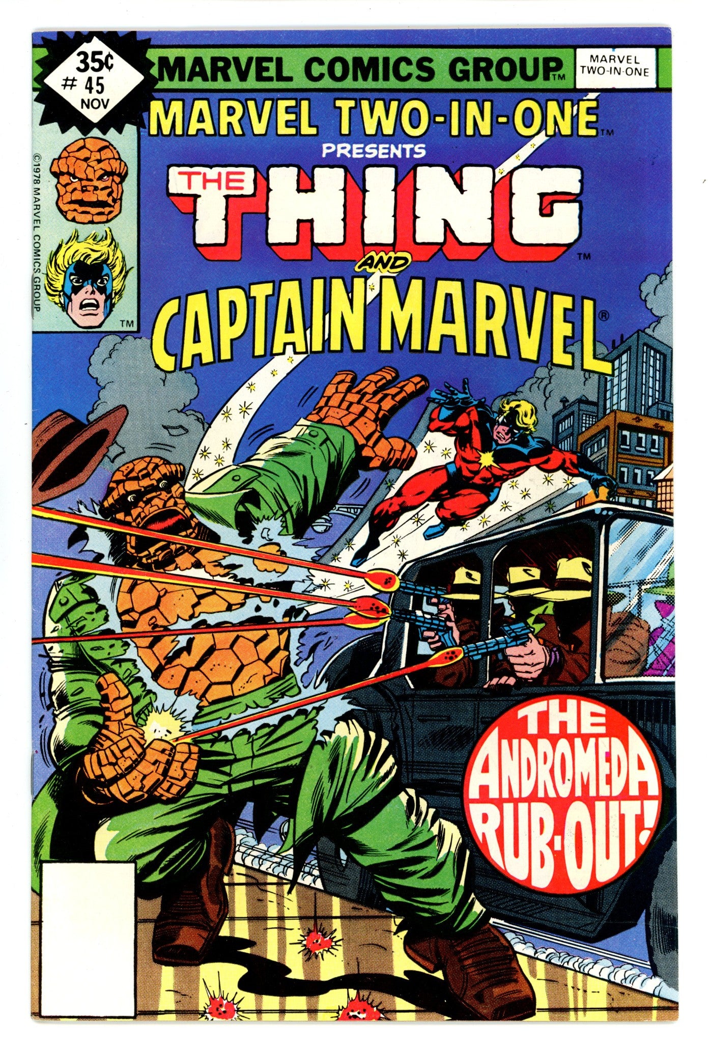 Marvel Two-in-One Vol 1 45 VF+ (8.5) Whitman (1978) 