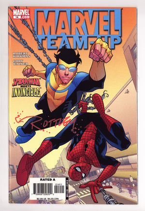 Marvel Team-Up Vol 3 14 VF (8.0) (2006) Signed x1 Cover Ryan Ottley