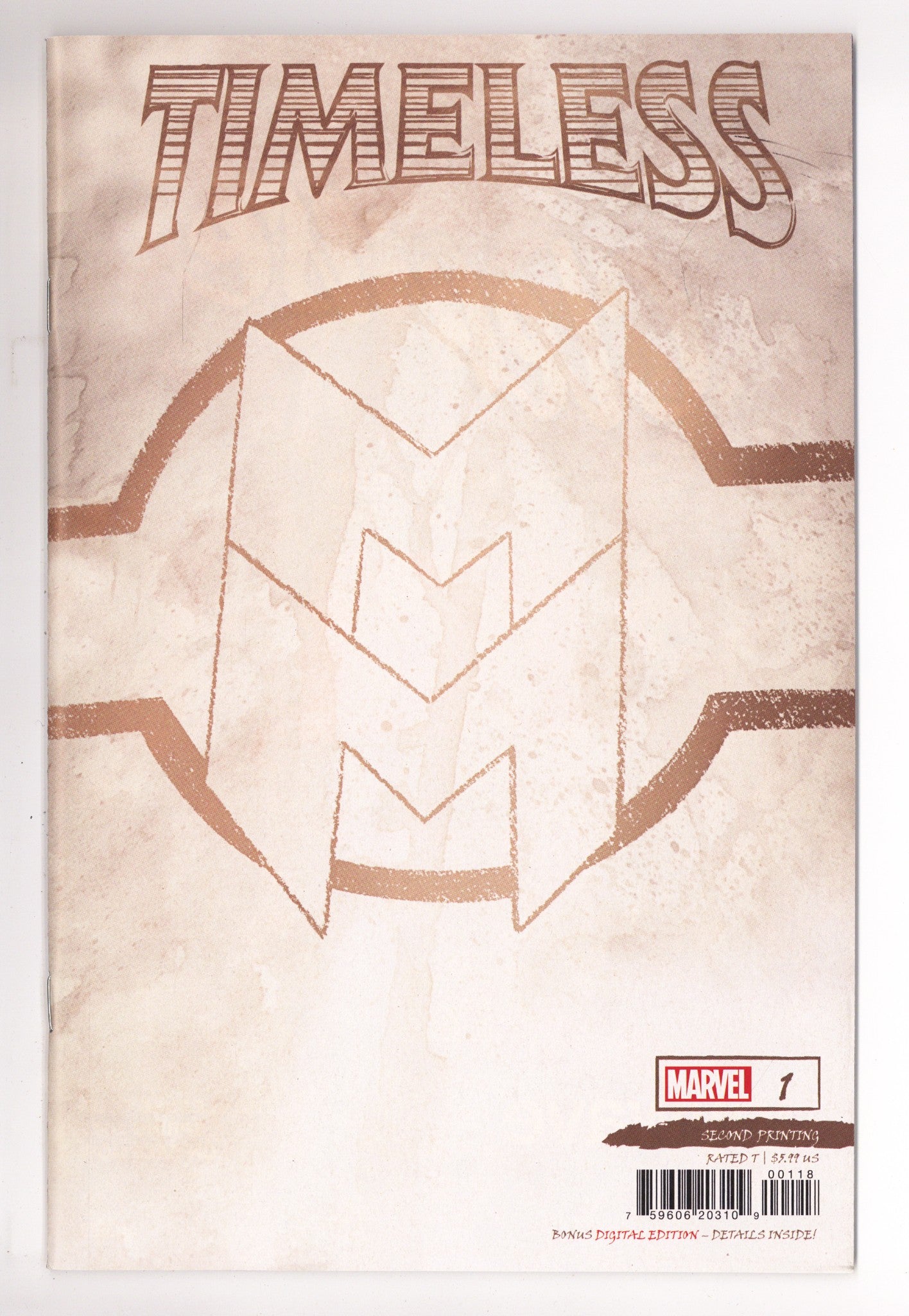 Timeless Vol 1 1 High Grade 2nd Print (2022) Incentive Variant 