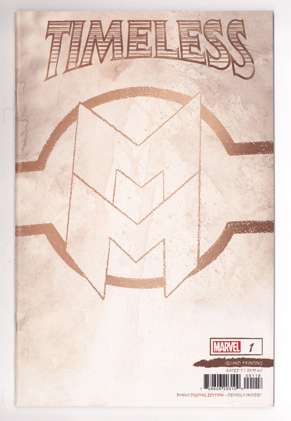 Timeless Vol 1 1 High Grade 2nd Print (2022) Incentive Variant