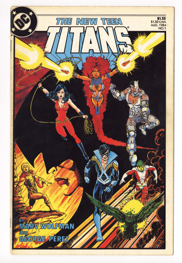 The New Teen Titans Vol 2 1  Low Grade   (1984)