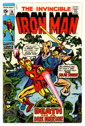 Iron Man Vol 1 26  FN+ (6.5)   (1970)        