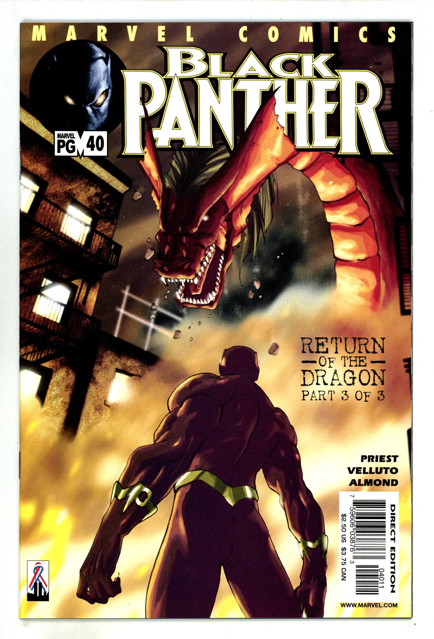 Black Panther Vol 3 40 High Grade (2002) 