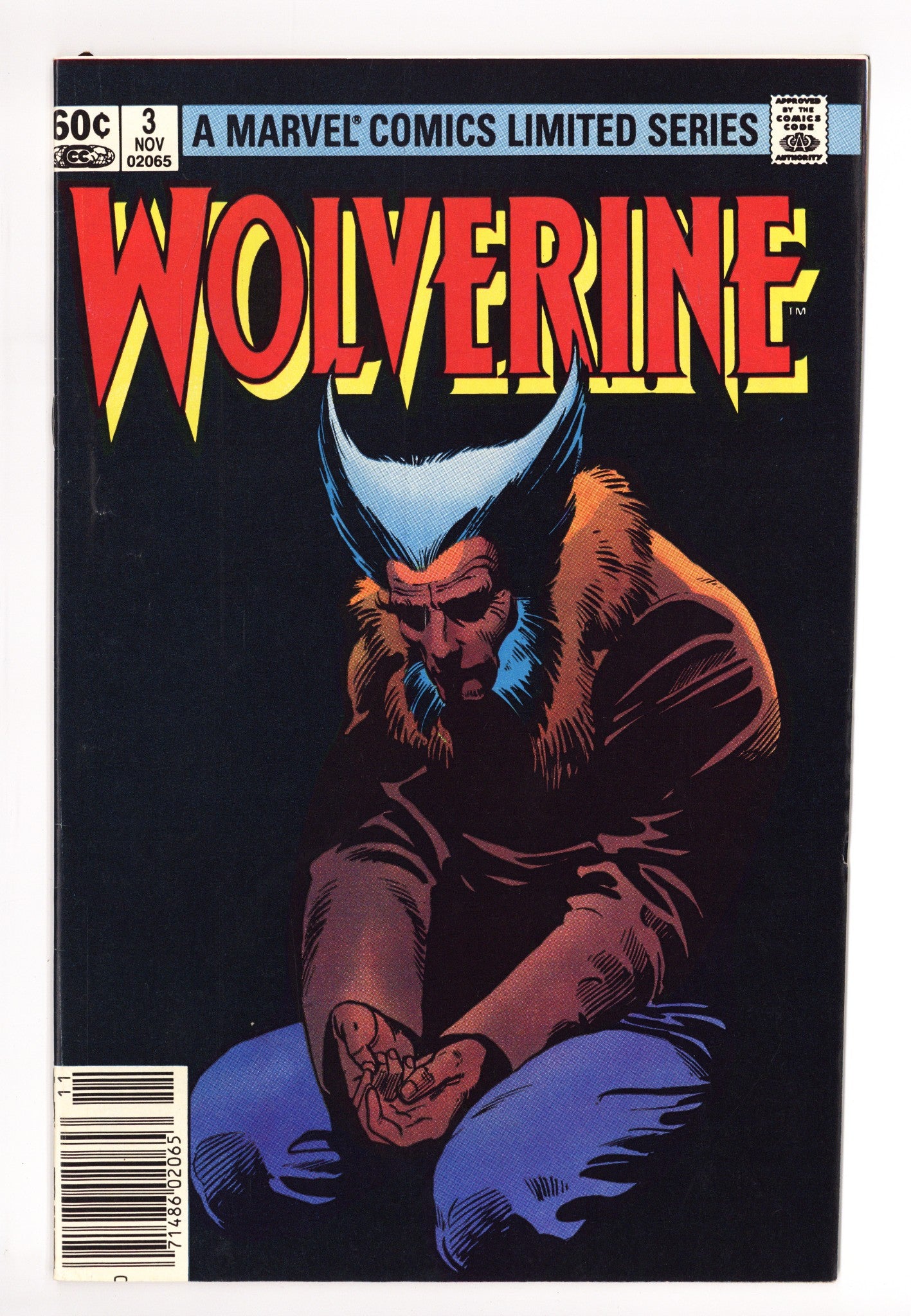 Wolverine Vol 1 3 FN (6.0) Miscut (1982) Newsstand 
