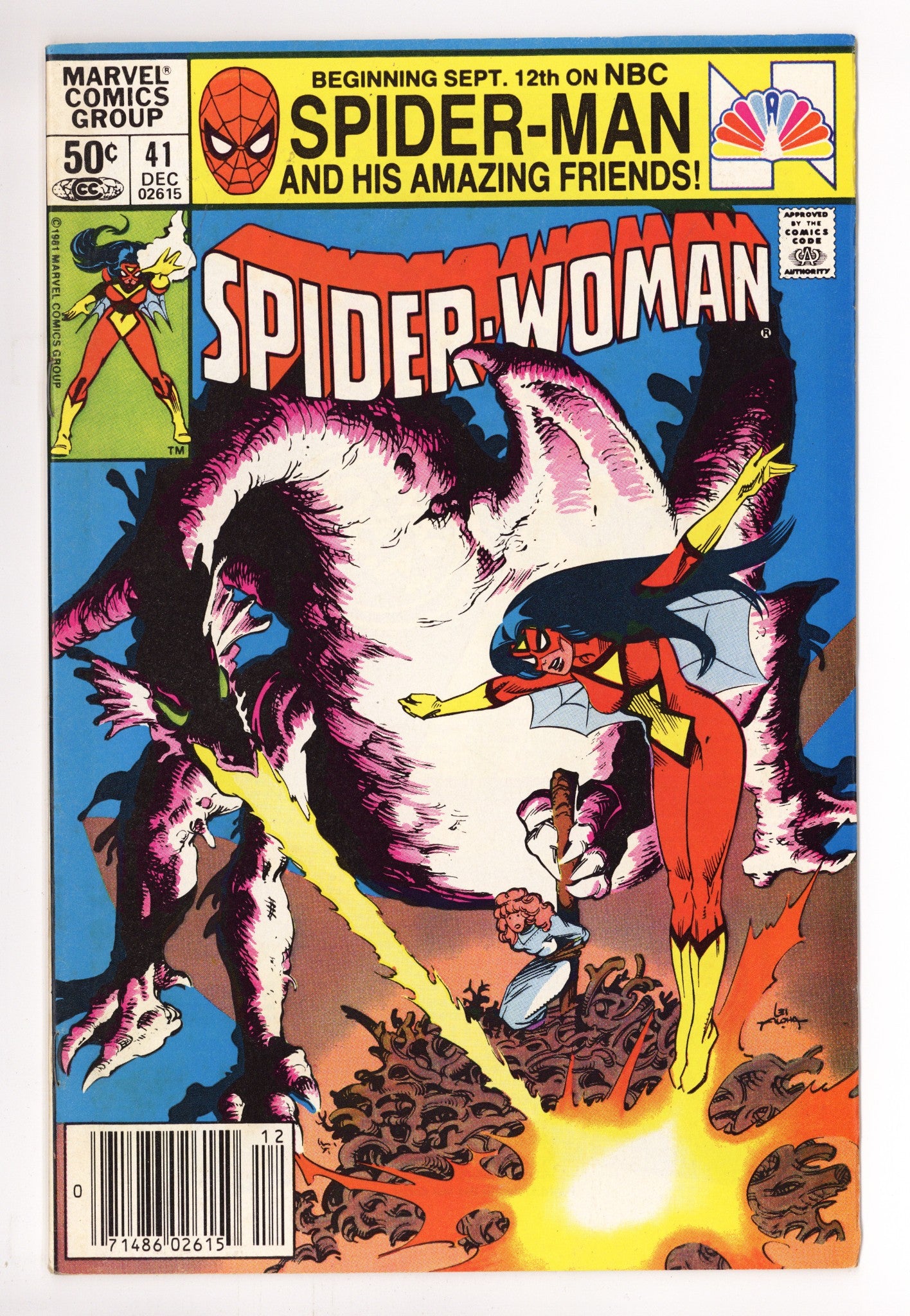 Spider-Woman Vol 1 41 Mid Grade (1981) Newsstand 