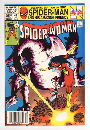 Spider-Woman Vol 1 41 Mid Grade (1981) Newsstand