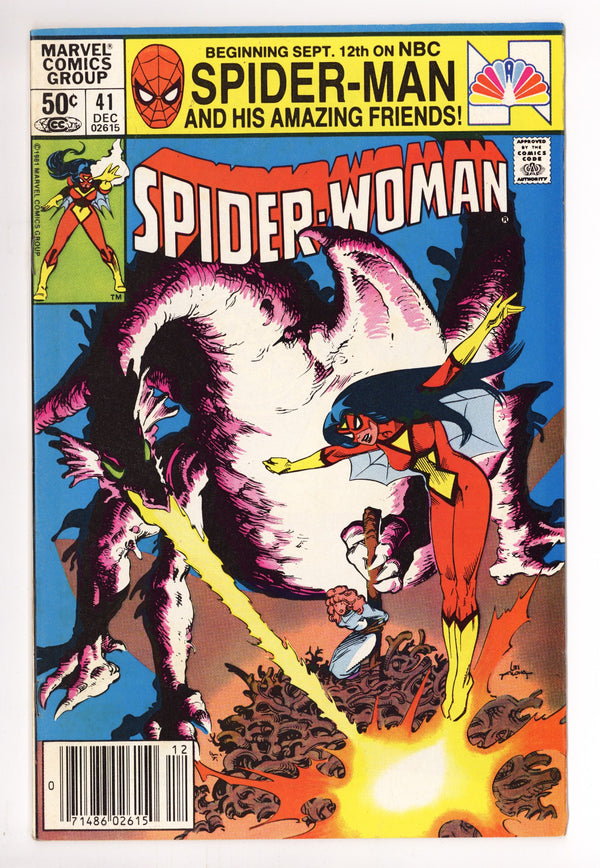 Spider-Woman Vol 1 41 Mid Grade (1981) Newsstand