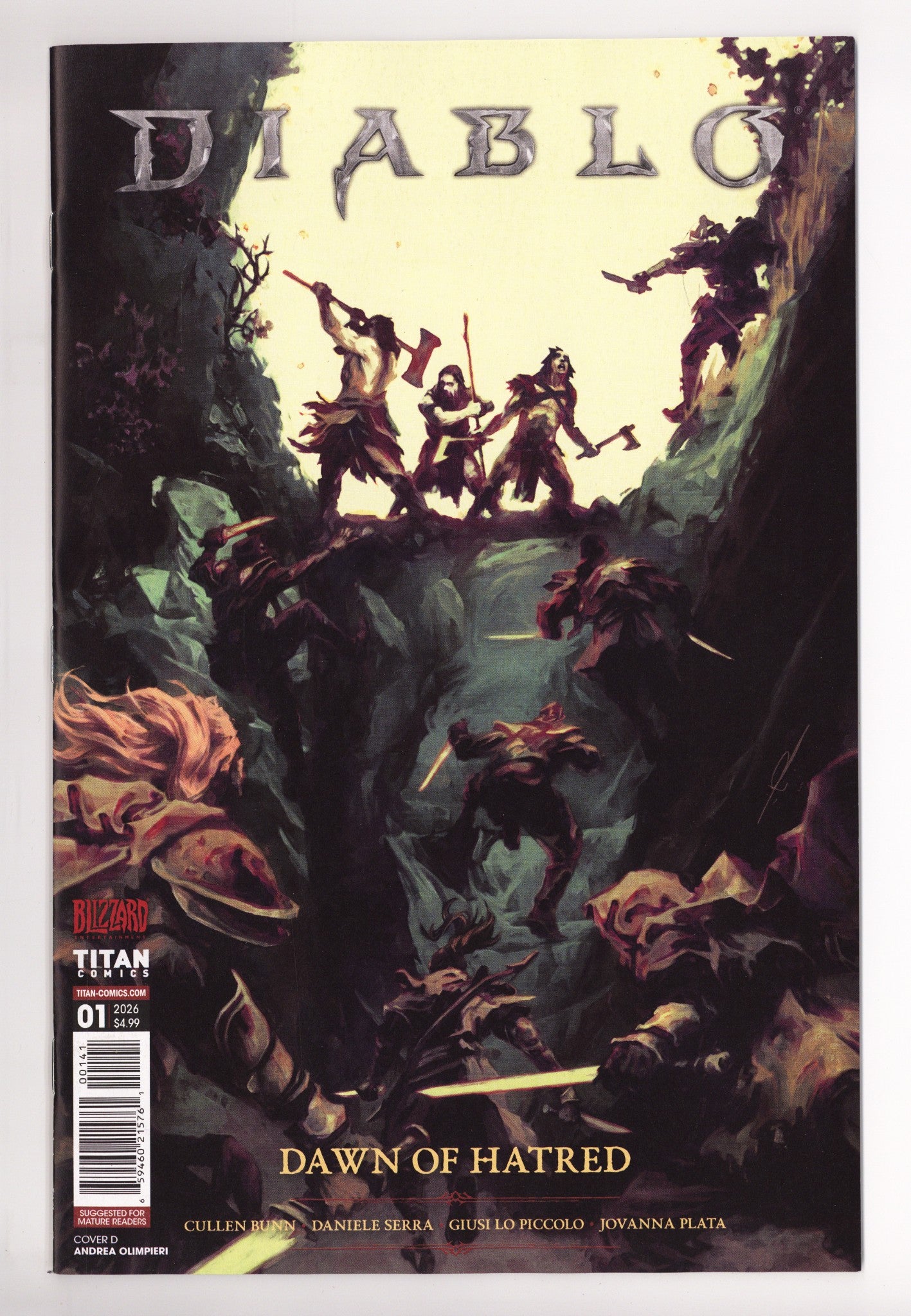 Diablo Dawn Of Hatred  1 Olimpieri  Variant   (2026)