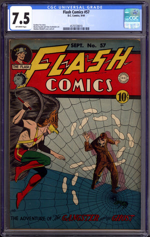 Flash Comics Vol 1 57 CGC 7.5 (VF-) (1944)
