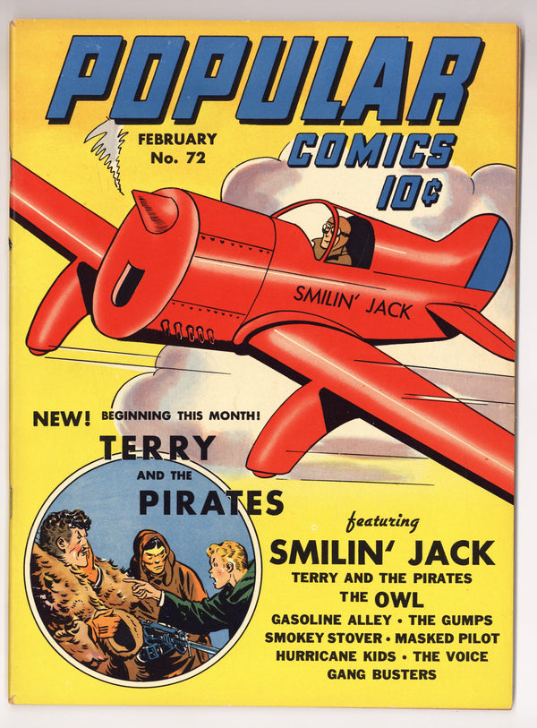 Popular Comics 72 VF (8.0) (1942)