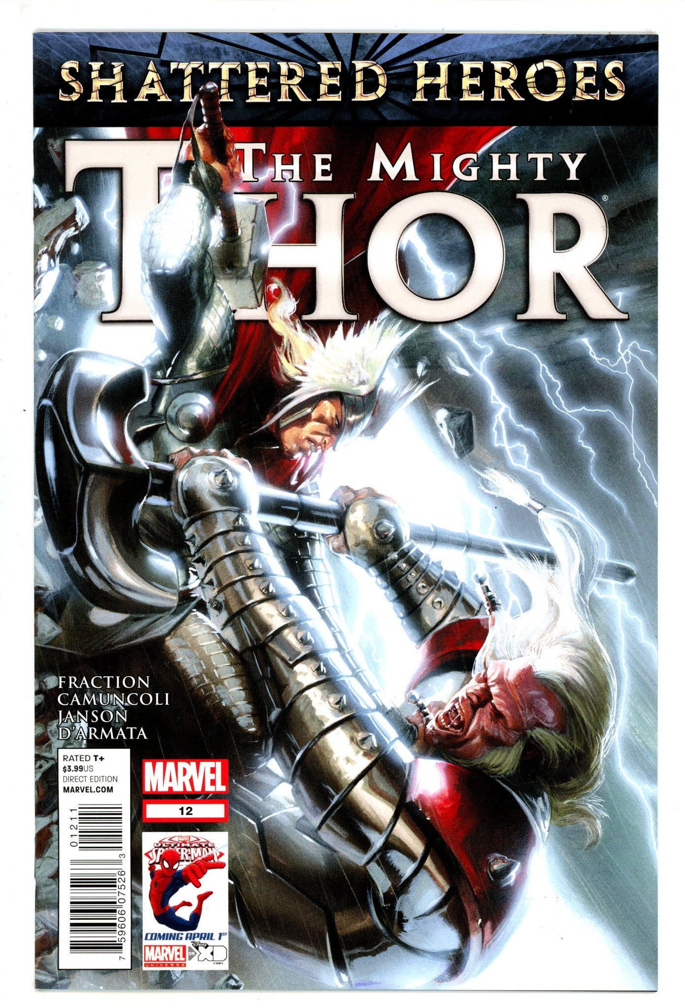 The Mighty Thor Vol 1 12 High Grade (2012) 