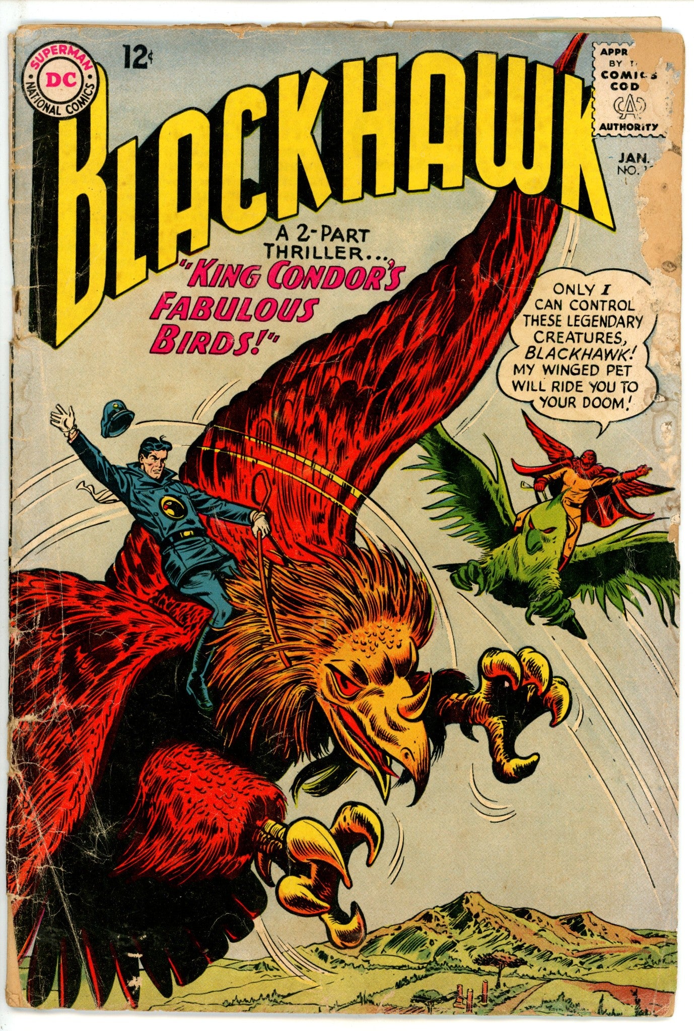 Blackhawk Vol 1 192 Cover Detached (1964) 