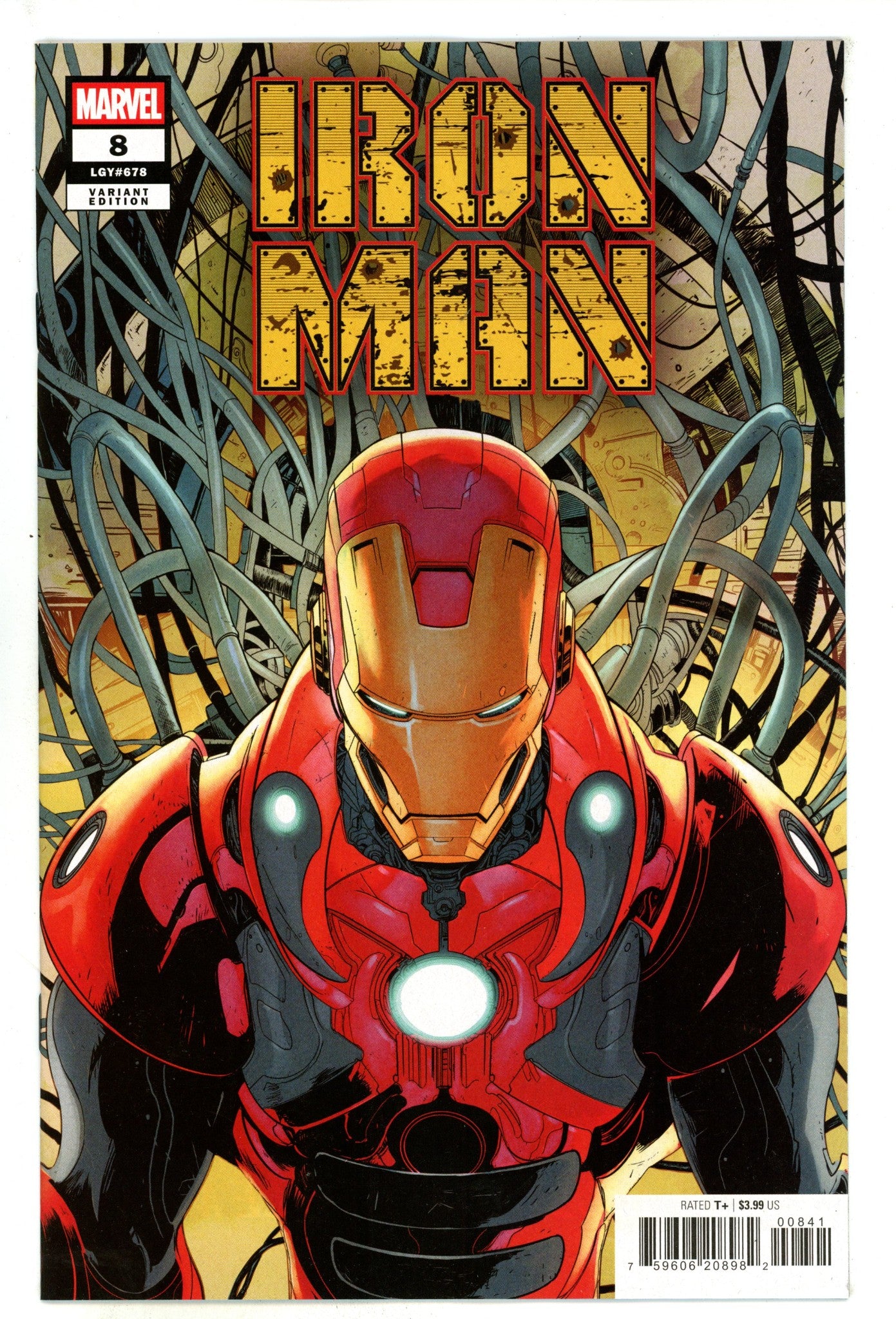 Iron Man Vol 7 8 Pollina Variant (2025)