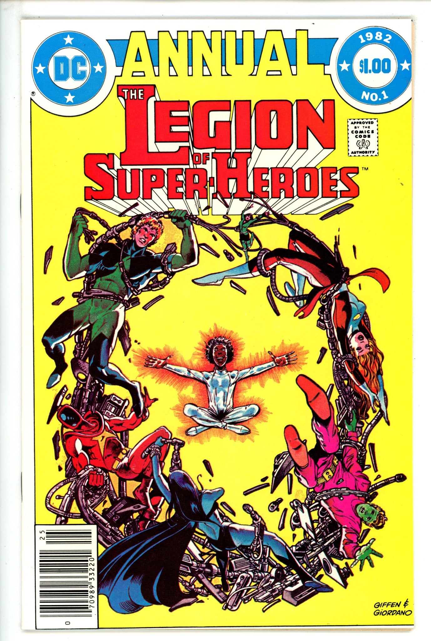 The Legion of Super-Heroes Annual Vol 2 1 Newsstand (1982)