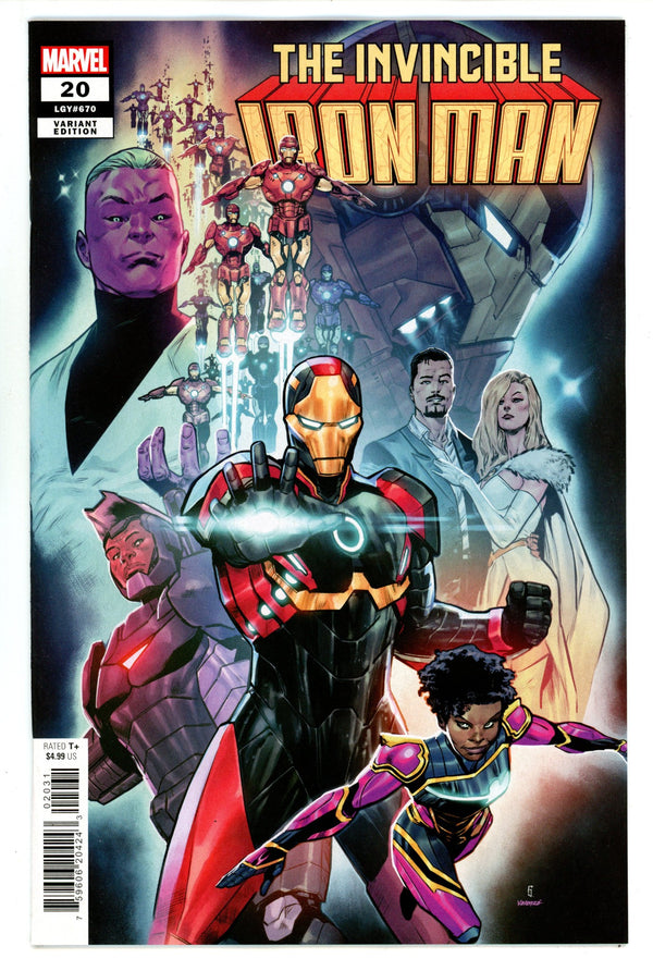 Invincible Iron Man Vol 4 20 Frigeri Variant (2024)