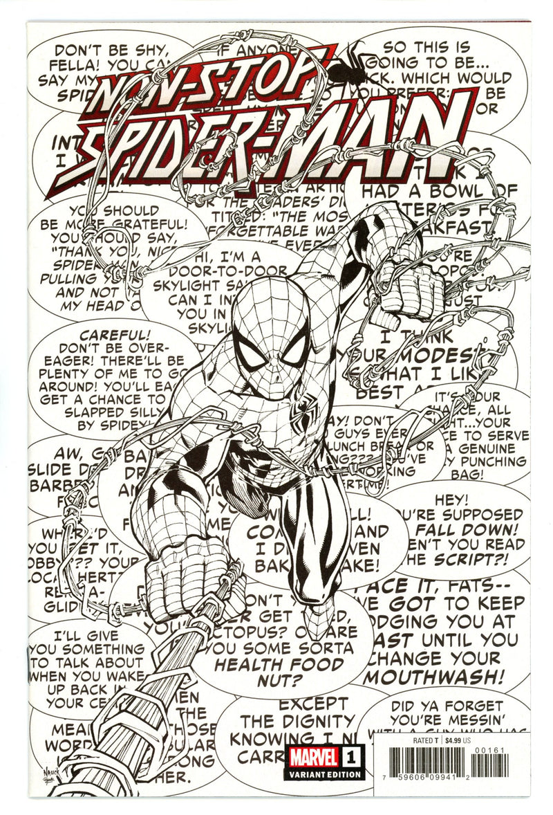 Non-Stop Spider-Man 1 NM (9.4) (2021) Nauck Variant 