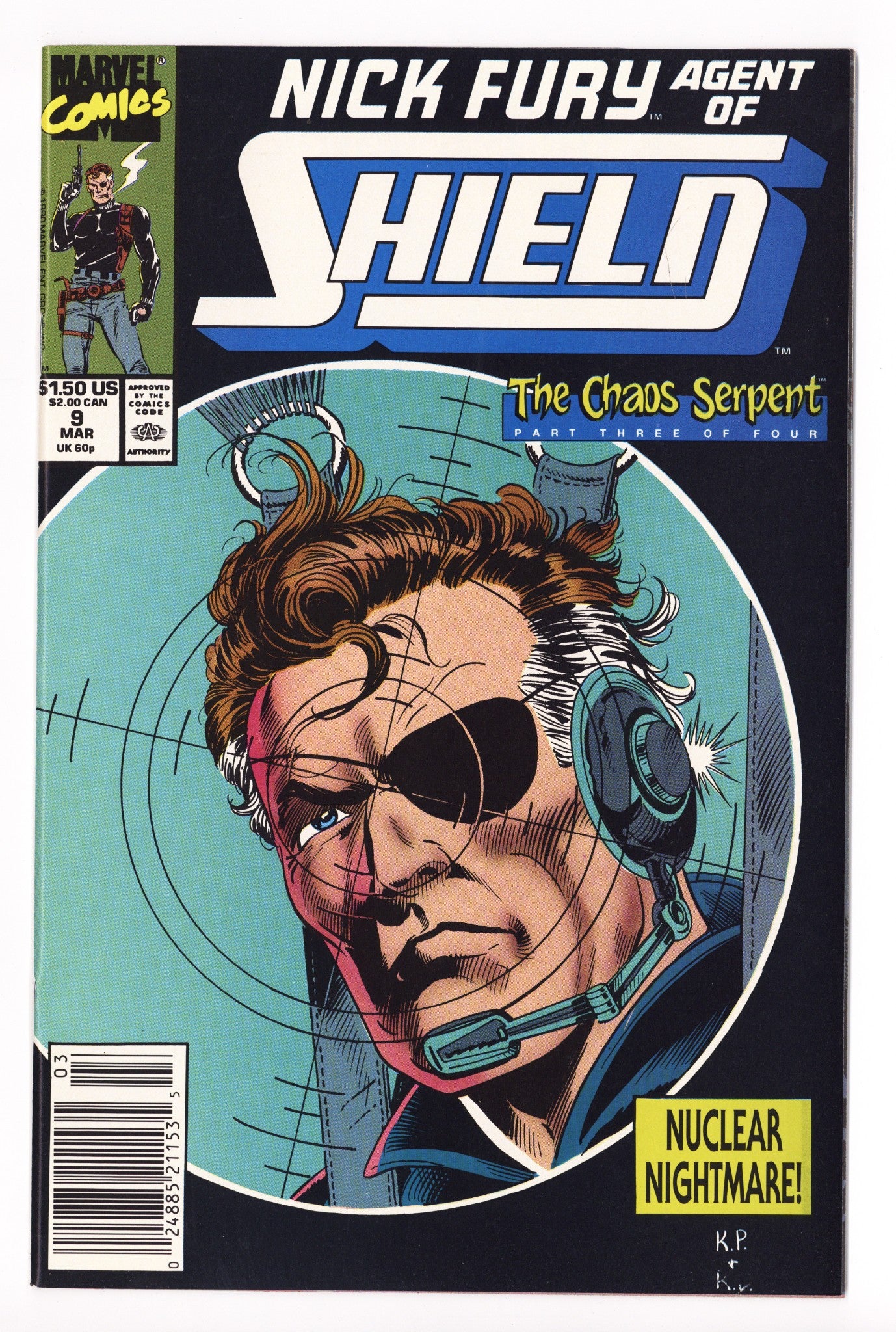 Nick Fury, Agent of S.H.I.E.L.D. Vol 4 9 High Grade (1990) 