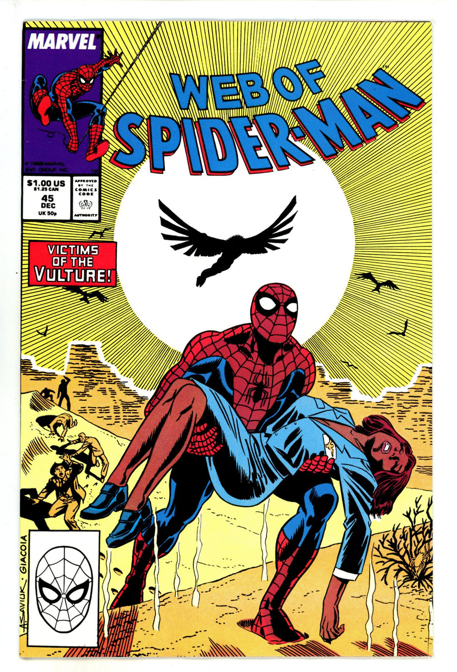 Web of Spider-Man Vol 1 45 Mid Grade (1988) 